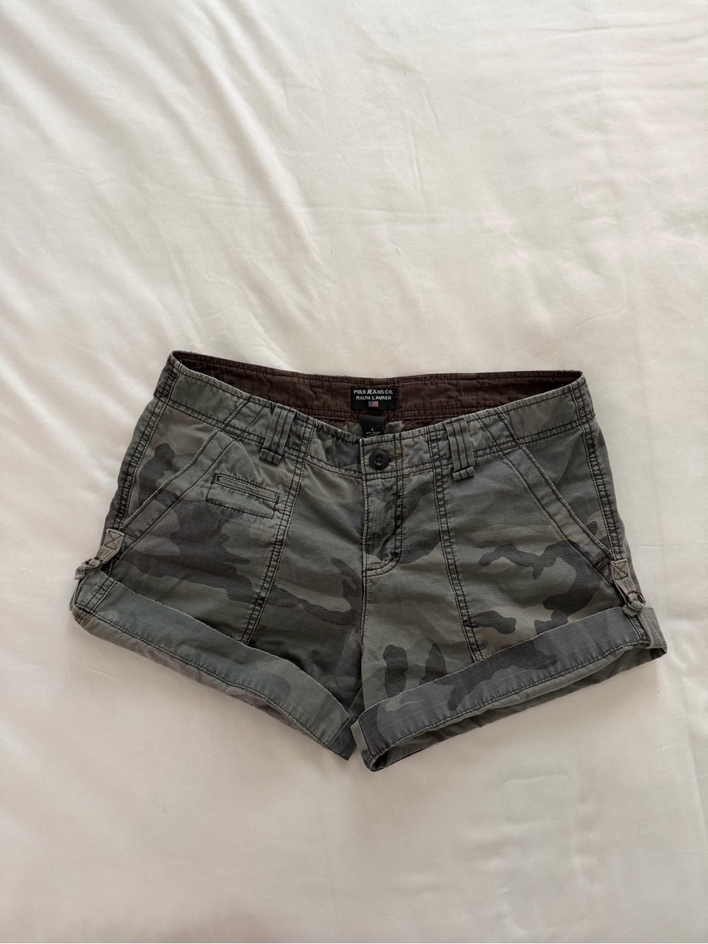 Polo Jeans Co. Ralph Lauren Camo 100% Cotton Shorts